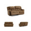 Canapé inclinable en cuir 76 po-766141153