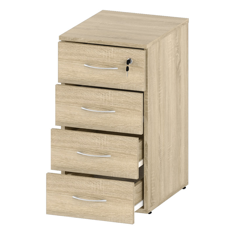 Elidi 40cm Wide 4 -Drawer File Cabinet
