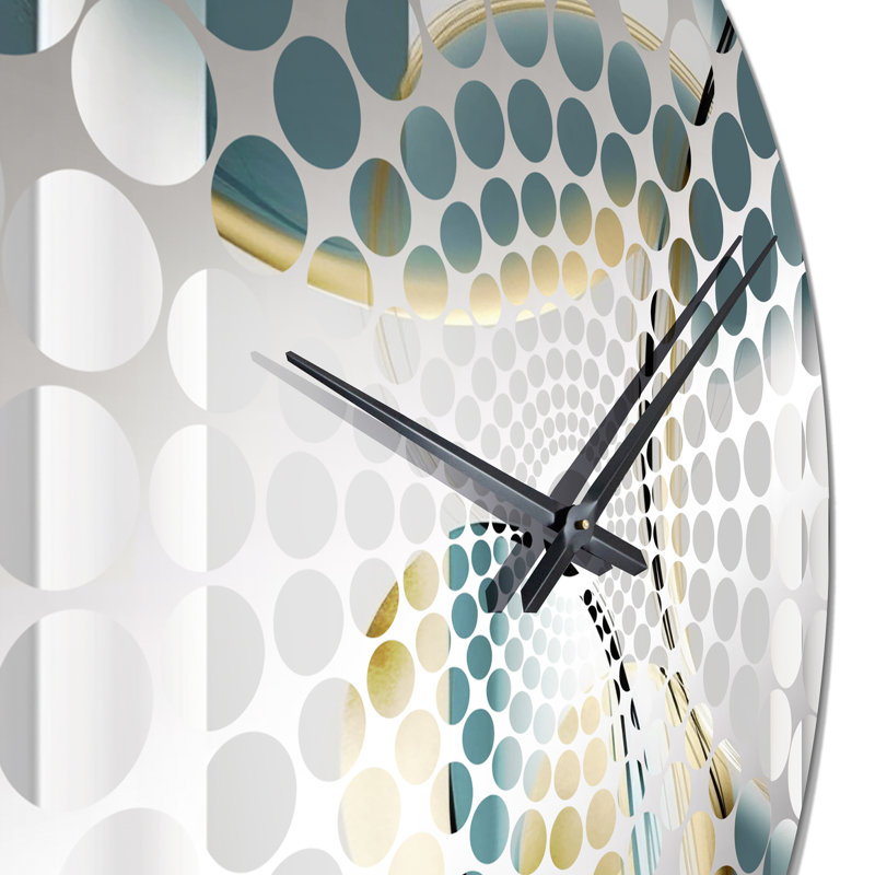 Mahdee - Horloge murale géométrique abstraite, Petit