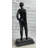 Abstract Surreal Nondescript Female Figure Bronze Statue Sculpture Decor Salvador Dali 16 Inches