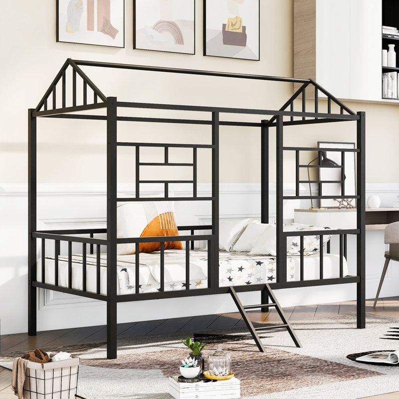 Lit pour enfant Gumbranch, Noir
