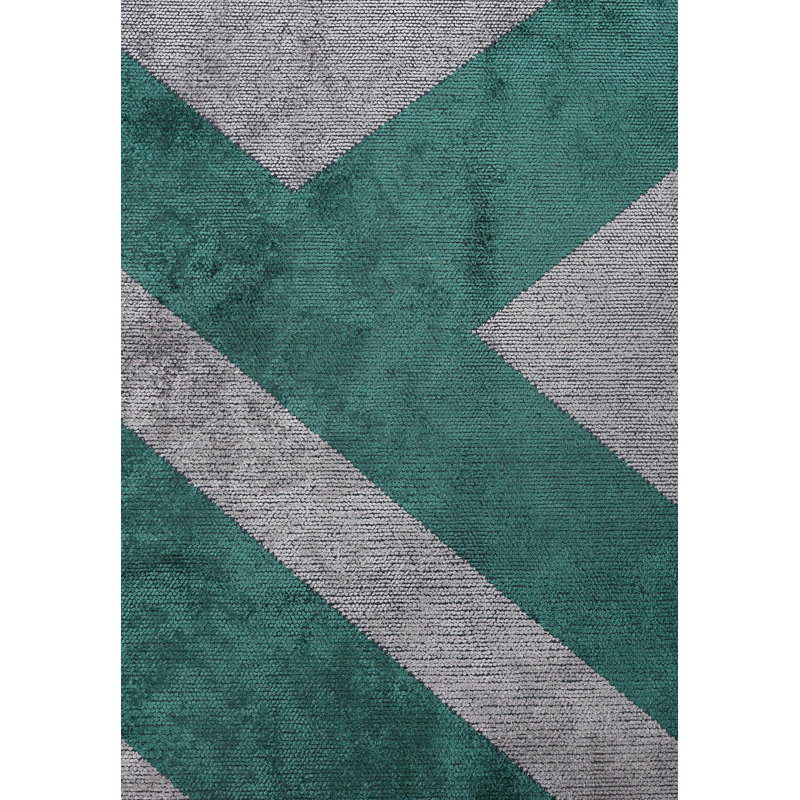 Modern Abstract Lines Rug, Rectangle 6'7" x 8'3"