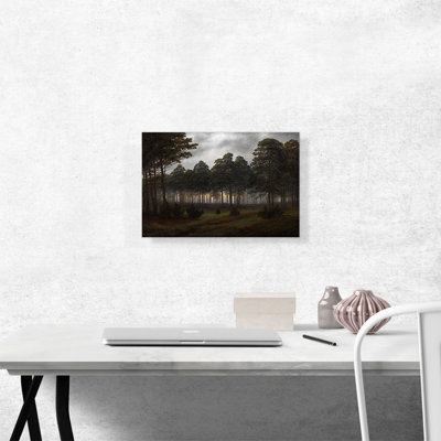 " The Times Of Day The Evening 1822 " by Caspar David Friedrich Painting Print