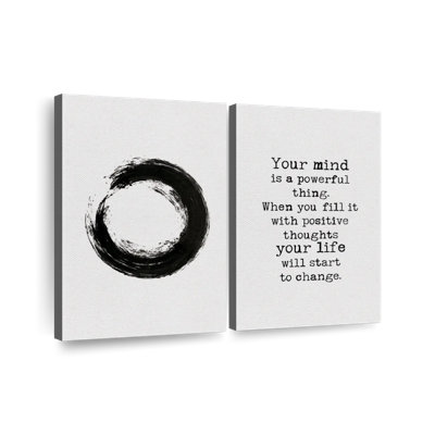 Impression sur toile Zen Quotes II
