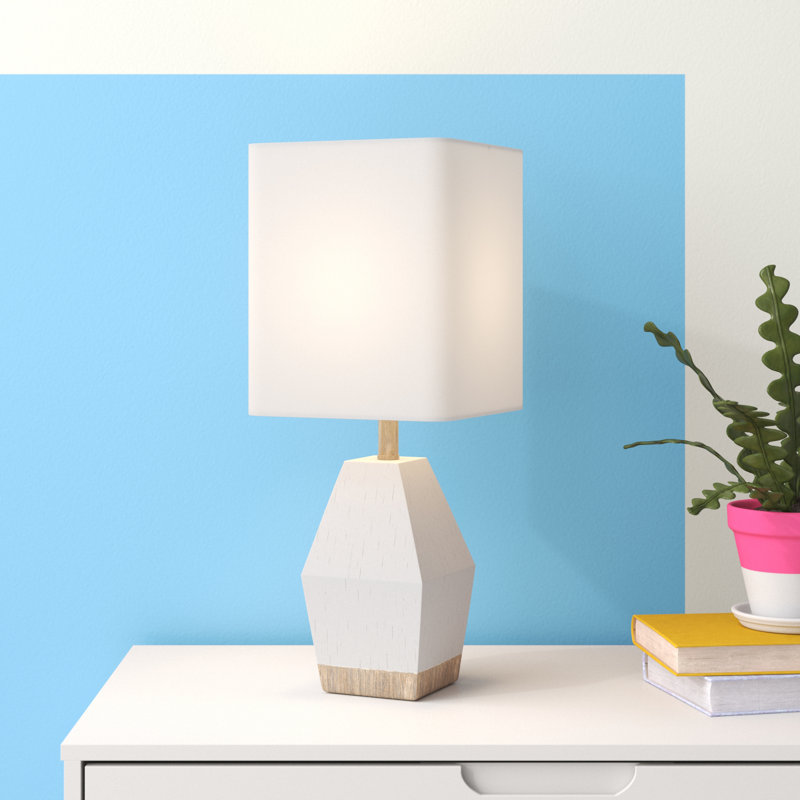 Lampe de table 17,37 po Adelchi, Blanc