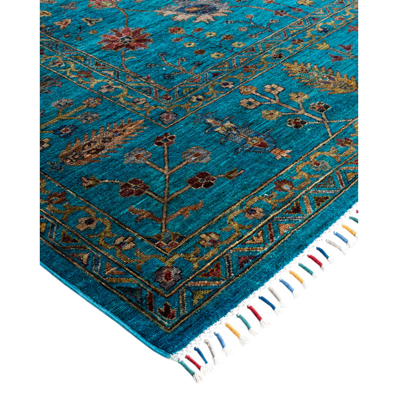 One-of-a-Kind Rectangle 8'10" X 12' Hand Knotted Area Rug
