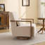 Ensemble de 2 fauteuils pivotants rembourrés Alfe-99405718