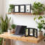 Cadre photo collage noir à 3 ouvertures-67205580