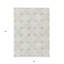 Tapis extérieur lavable abstrait beige et brun 5 pi x 8 pi