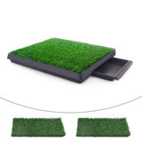 Dog Pee Turf Drawer With 2 Replacements Grass
