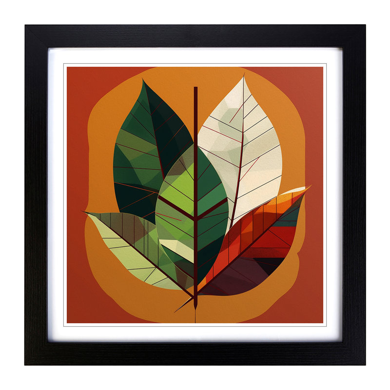 Single Picture Frame Print on Wood, Black Framed