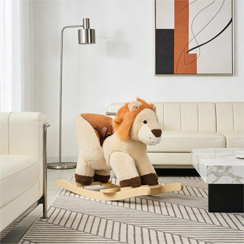 Peluche à bascule, lion à bascule