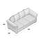 Canapé avec accoudoirs à plateau-coussin Darcy-1565181741-1539941878
