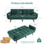 Tarantino futon sofa bed-341029098