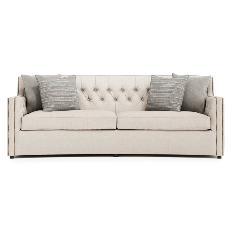 Candace Tufted Sofa, Beige