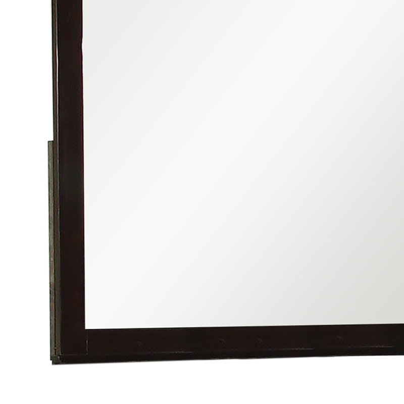 Miroir Fontes au fini espresso