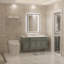 Miroir de salle de bain à DEL avec lumières, miroir de salle de bain éclairé à l'avant et à l'arrière avec anti-buée, miroirs muraux éclairés, température de 3 couleurs, à intensité variable-268698504-268698511