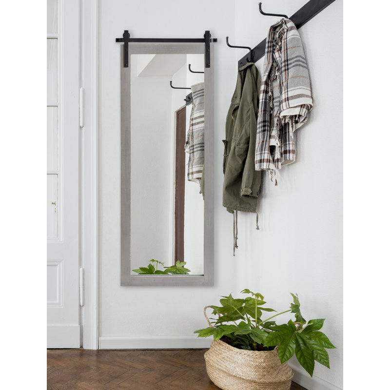 Miroir Dayanah, Gris rustique, 30,25 po x 24 po