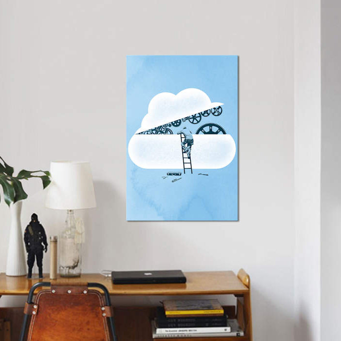 « tune up », reproduction d’impression sur toile, H 12 po x l 8 po x P 0,75 po, Toile tendue, Pas de tapis