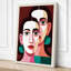 Faces in Duality Modern - Wrapped Canvas-1197047841-1197047865