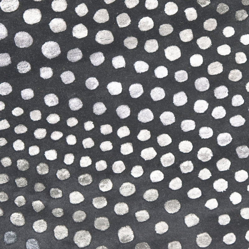 Amier Hand Tufted Wool And Viscose Abstract Rug, Round 8'