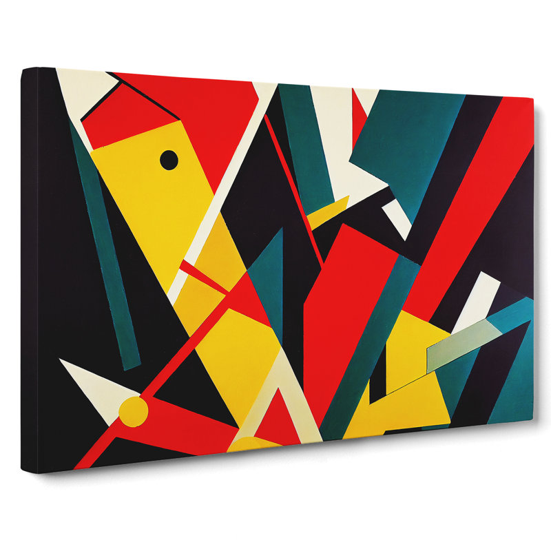 Bauhaus Vol.6 Abstract - Wrapped Canvas, 50cm H x 76cm W x 3cm D