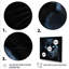«Blue and Black Panther Portrait II» - art mural animal de panthère-20313904-20313912