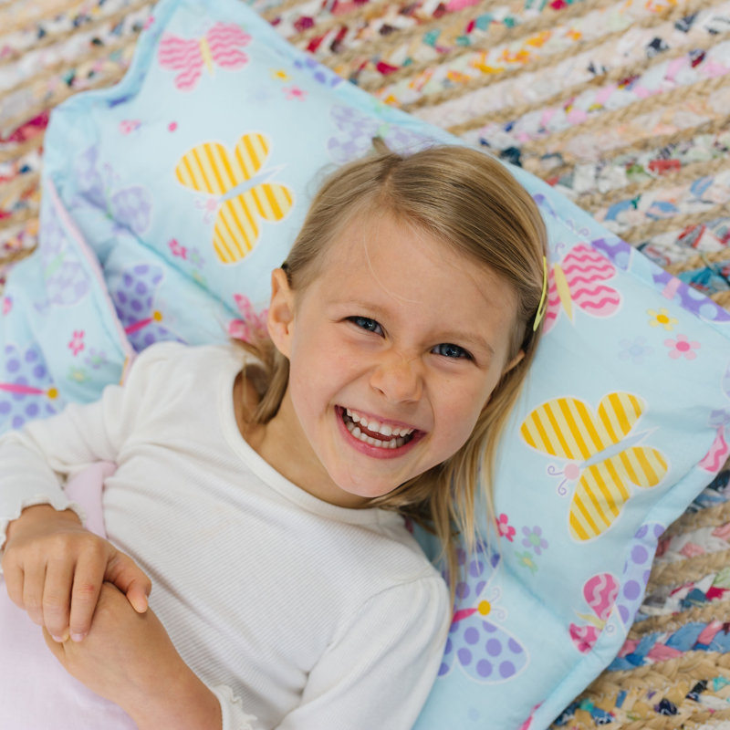 Tapis de sieste pour enfant Wildkin, Jardin de papillons