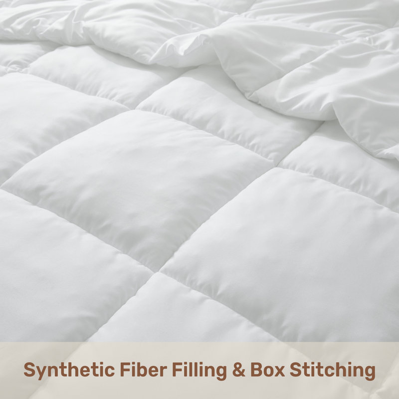 Wayfair Sleep Lightweight Down Alternative Comforter, White, Queen