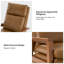 Honorato Mid-Century Modern Vegan Leather Recliner with Solid Wood Frame-825487353