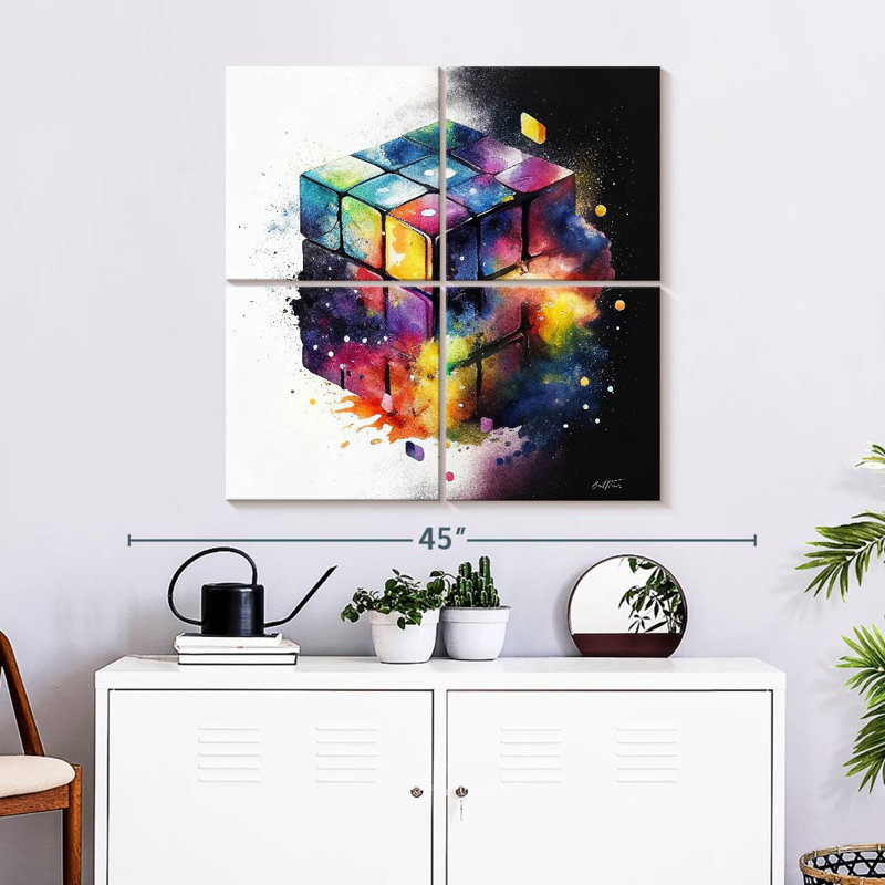 Senne Rubik, 32" H x 32" W