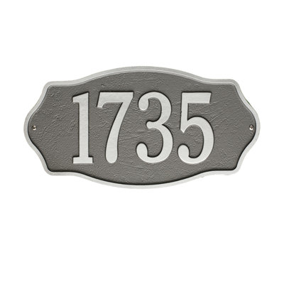 Hampshire 1-Line Wall Address Plaque