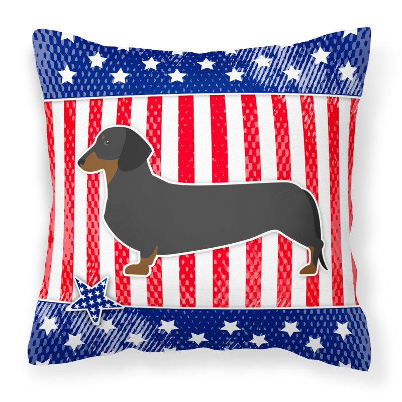 Coussin intérieur/extérieur Patriotic, H 18 po x l 18 po x P 3 po