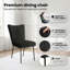 Extendable Dining Table Set, Modern Dining Table with Dining Chairs-1169447715-1169447713