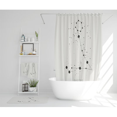 Nashid Polyester Shower Curtain Set