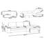 HRISEY 3 Seater Sofa Bed-1626905364