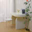 47.24"White Oval Manufactured Wood desks-108074689