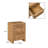 Modern 2 Drawer Nightstand Side Table-129215721