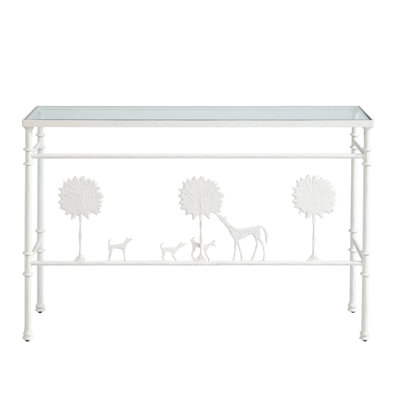 Oskar 50'' W Glass Console Table