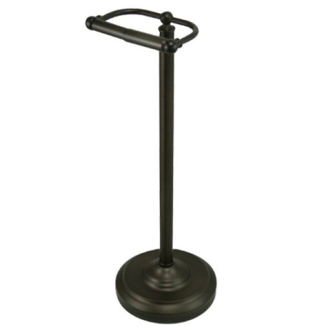 Porte-papier hygiénique sur pied Kingston, Bronze huilé