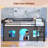 Low Loft Bed Twin Size With Tent, 5 Storage Drawers, Led Lights, Metal Kids Loft Bed With Bookcase & Under-Bed Play Space,Twin Loft Beds With 13.8''H Safety Guardrail,Inclined Ladder-1470847705