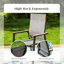 Fauteuil de patio empilable en aluminium Alyah-1852351532
