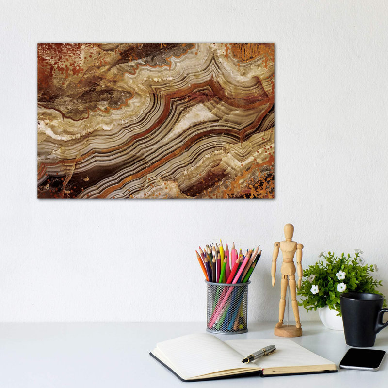 Burnished Canary - Wrapped Canvas Print, 20.32cm H x 30.48cm W x 1.91cm D