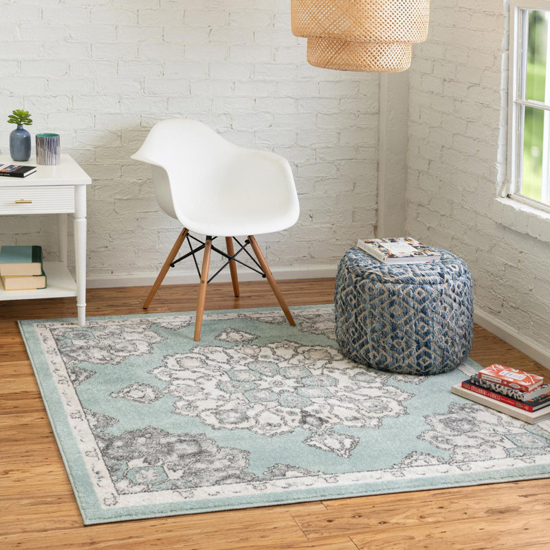 Oriental Indoor Rug, Square 5'