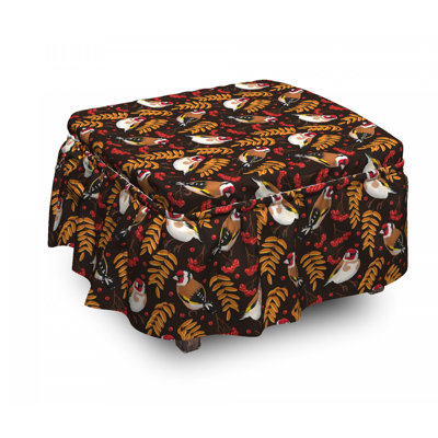 Housse pour repose-pieds goldfinch baies