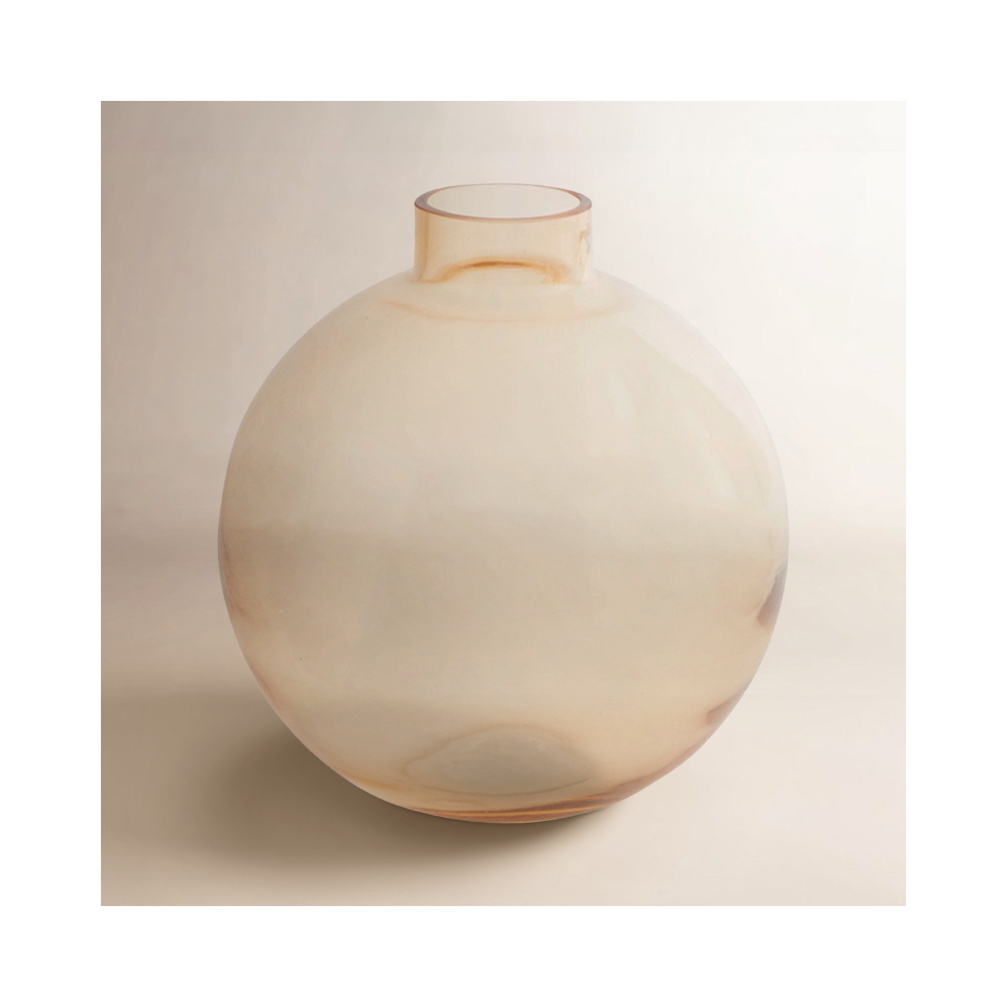 Marajo Handmade Glass Table Vase, 9.5" H x 8.75" W x 8.75" D