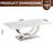 50.4 Inch Modern Rectangular Coffee Table