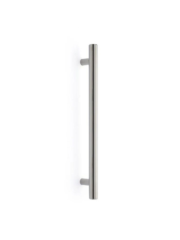 Poignée porte de douche en verre Emtek Bar (GBTB), Unlacquered Brass, 12"