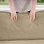 Canapé confortable à siège profond avec repose-pieds simple et coussin-1505217502