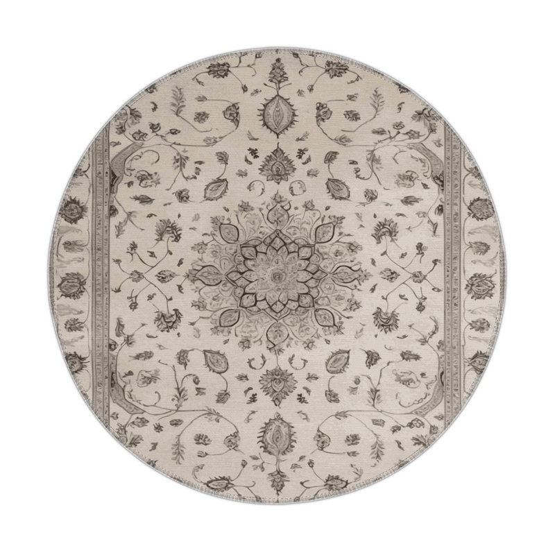 Tapis intérieur et extérieur Tabriz, Rond 5 pi